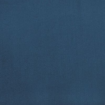 vidaXL Scaune de sufragerie, 2 buc., albastru, catifea