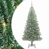 vidaXL Pom de Crăciun artificial cu zăpadă imitată și lumină LED