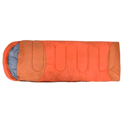 vidaXL Sac de dormit ușor, portocaliu, 850 g, 15 ℃