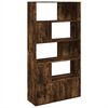 vidaXL Bibliotecă, stejar fumuriu, 100x36x189 cm, lemn prelucrat