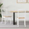 vidaXL Scaune de dining 2 pcs Alb 50 x 52,5 x 91 cm