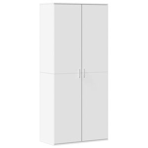 vidaXL Pantofar, alb, 80 x 39 x 178 cm, PAL
