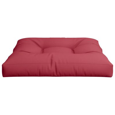 vidaXL Pernă canapea din paleți, roșu vin, 70 x 70 x 10 cm