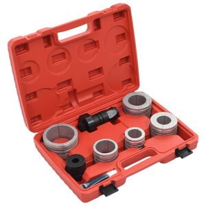 vidaXL Set expandor țevi, 8 piese, oțel nealiat și aluminiu