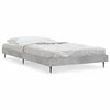 vidaXL Cadru de pat, gri beton, 90x190 cm, lemn prelucrat