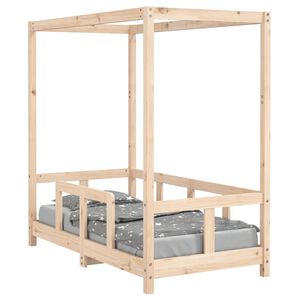 vidaXL Cadru de pat pentru copii, 70x140 cm, lemn masiv de pin