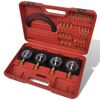 vidaXL Set unelte pentru sincronizare carburator, cu manometre cu placă fixă