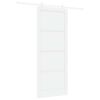 vidaXL Ușă glisantă 93 x 232 cm Lemn prelucrat Alb
