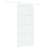 vidaXL Ușă glisantă 93 x 202 cm Lemn prelucrat Alb