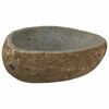 vidaXL Chiuvetă din piatră de r&acirc;u (30-37) x (25-30) x 12 cm