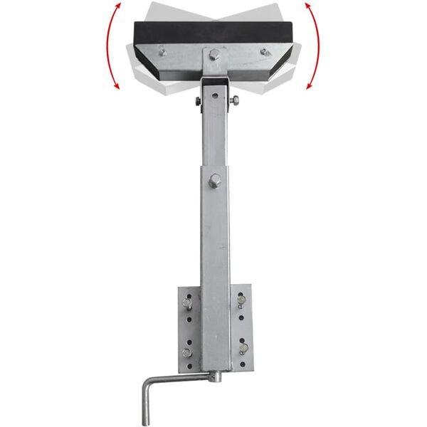 Set de 2 suporturi cu bară solidă pentru remorcă barcă 63 - 88 cm