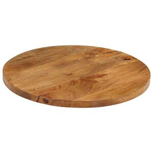 vidaXL Blat de masă rotund, &Oslash; 40x2,5 cm, lemn masiv de mango brut