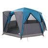 vidaXL Cort pentru 6 persoane cu acoperiș albastru 425 x 396 x 222 cm