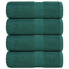 vidaXL Prosoape de baie 4 buc. FROGN verde 30x30 cm 100% bumbac