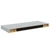 vidaXL Rafturi de perete, 4 buc., gri beton, 60x23,5x3,8 cm, MDF