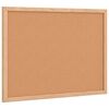vidaXL Placă de plută cu cadru din lemn masiv de pin 40x30 cm