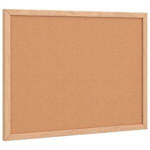 vidaXL Placă de plută cu cadru din lemn masiv de pin 40x30 cm