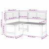 vidaXL Set de Bănci pentru Grădină 3 pcs Maro lemn masiv de acacia