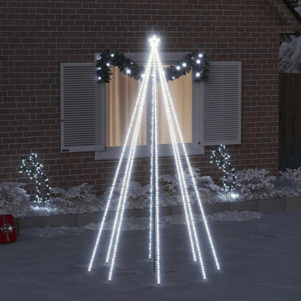 vidaXL Cascadă lumini pom Crăciun interior/exterior 400 LED-uri 2,5 m