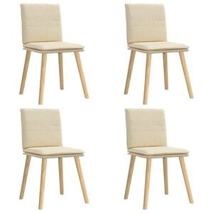vidaXL Scaune de bucătărie, 4 buc., material textil