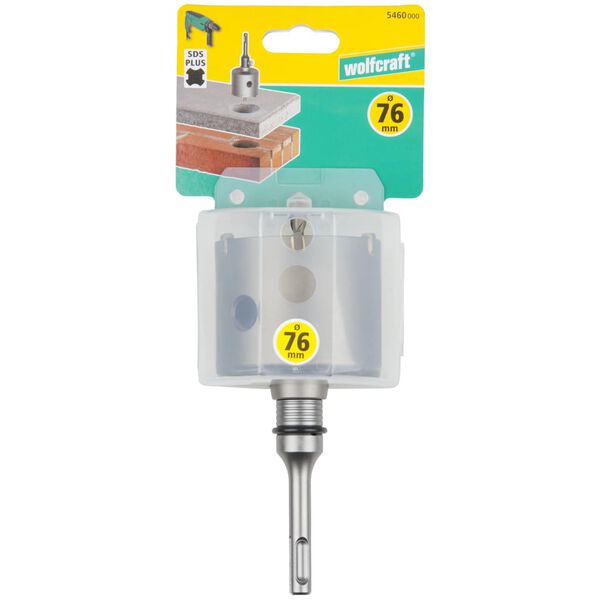 wolfcraft Burghiu de carotaj cu mandrină 76 mm 5460000