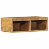 vidaXL Dulap TV montat pe perete 60x30x19 cm, lemn masiv de mango brut