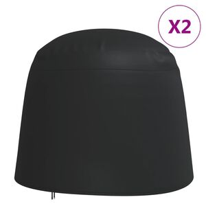 vidaXL Huse pentru scaune duble tip ou 2 buc. &Oslash; 230x200 cm Oxford 420D