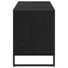 vidaXL Cabinet TV Stejar Negru 140 x 36 x 49.5 cm Lemn compozit