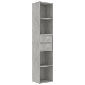 vidaXL Bibliotecă, gri beton, 36x30x171 cm, lemn prelucrat
