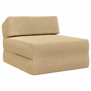 vidaXL Canapea Pat Pliabilă Verde gri 60 x 70 x 41 cm Țesătură