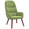 vidaXL Scaun de relaxare, verde deschis, catifea