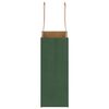 vidaXL Pungi de h&acirc;rtie 50 buc cu m&acirc;nere verde 15x8x21 cm