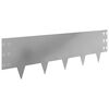 vidaXL Margine pentru gazon 30 pcs 100 x 30 cm Oțel Argintiu