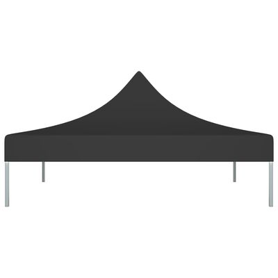 vidaXL Acoperiș pentru cort de petrecere, negru, 3 x 3 m, 270 g/m²