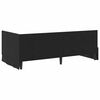 vidaXL Cadru de pat colțar cu headboard Negru 100 x 200 cm Catifea