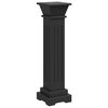 vidaXL Suport plante clasic formă st&acirc;lp pătrat negru 17x17x66 cm MDF