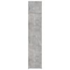 vidaXL Dulap depozitare slim gri beton 45x42,5x225 cm lemn prelucrat