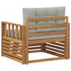 vidaXL Set de canapele de exterior Lemn de acacia solid și poliester