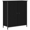 vidaXL Bufet Stejar Negru 70 x 30 x 80 cm Lemn prelucrat