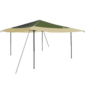 vidaXL Cort cu Copertină 395 x 395 x 251 cm Verde țesătură