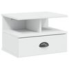 vidaXL Dulap de noapte HILL Alb 40 x 31 x 27 cm Lemn masiv de pin
