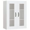 vidaXL Dulap de perete suspendat, alb, 69,5x34x90 cm