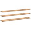 vidaXL Rafturi suspendate 3 buc. 160x20x2cm lemn masiv acacia netratat