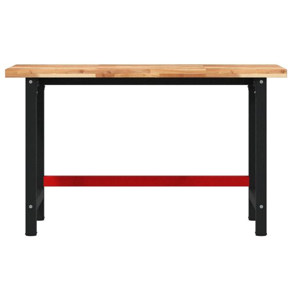 vidaXL Banc de lucru 140x60x83 cm lemn masiv de acacia, dreptunghiular