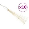 vidaXL Lămpi cu artificii de Crăciun, 10 buc., 1400 LED alb cald 20 cm