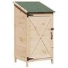 vidaXL Sălaș de grădină cu acoperiș natural 59,5 x 56 x 113,5 cm