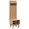 vidaXL Unitate de hol &bdquo;OTTA&rdquo;, 50x40x160 cm, lemn masiv de pin