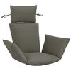 vidaXL Perna Adirondack PUTTEN 100% Polyester Gri 60 x 145 x 10 cm