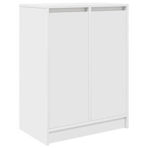 vidaXL Dulap pentru &icirc;ncălțăminte alb 57x34x76 cm lemn prelucrat