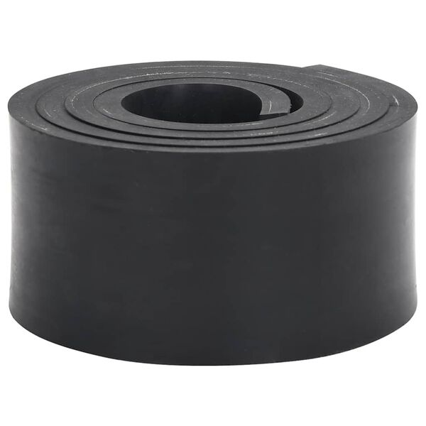 vidaXL Margine de cauciuc pentru plug de zăpadă negru 150x8x1 cm